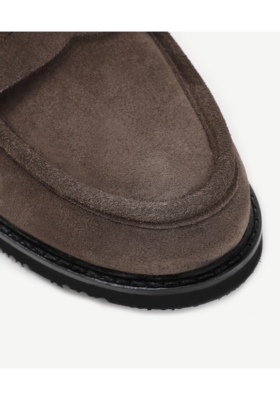 Yargıcı Düz Deri Loafer 25ykay4102p 025 VIZON