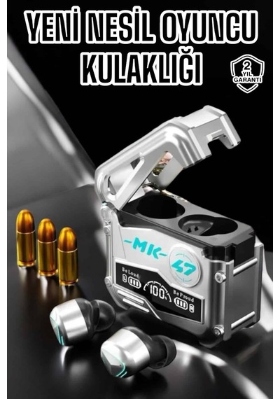 Oyuncu Kulaklığı Bluetooth Bağlantılı Anc Özelliği 5.0 Bluetooth Uczmk47kulaklık1