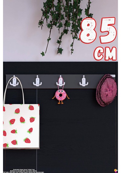 Arı 15 Kancalı Genç Odası Askısı 3'lü Set 71,4x9,6 Cm - Şık Tasarım, Çok Amaçlı Düzenleyici Gri Arı 15 Kancalı Genç Odası Askısı 3'lü Set 71,4x9,6 Cm - Şık Tasarım, Çok Amaçlı Düzenleyici Gri