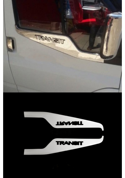 Ford Transit Krom Cam Çıtası 2007-2013 2 Parça P.Çelik