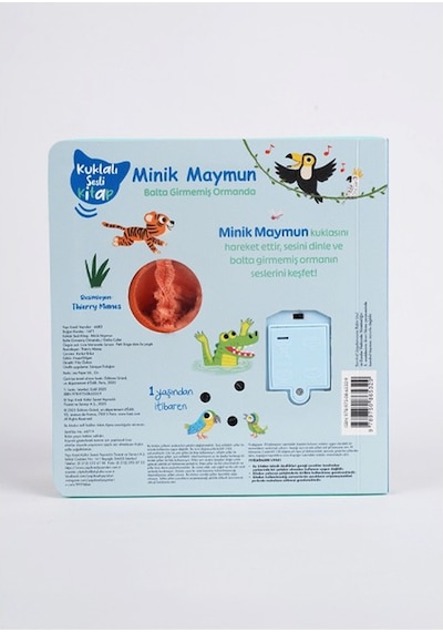 Kuklalı Sesli Kitap - Minik Maymun Balta Girmemiş Ormanda