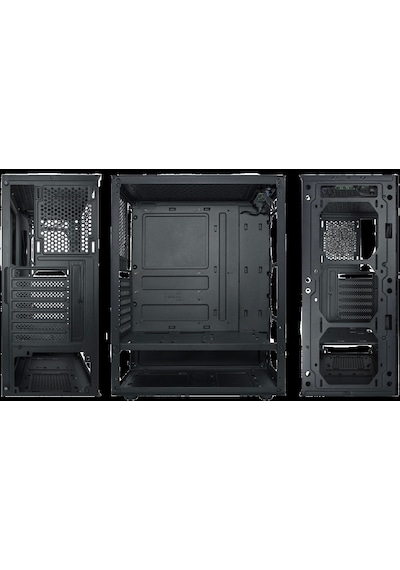 Vento VG15FE 650W Mid Tower Oyuncu Bilgisayar Kasası Siyah