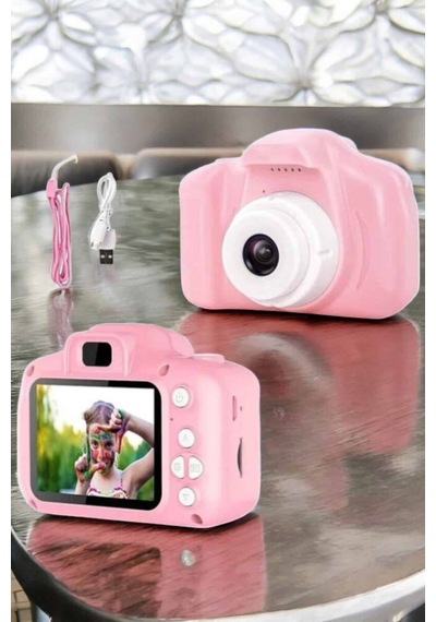 Çocuk Kamerası Dijital 1080p Hd Kaliteli Mini Fotoğraf Makinesi Profesyonel - Hs08374434-9039 Renkli