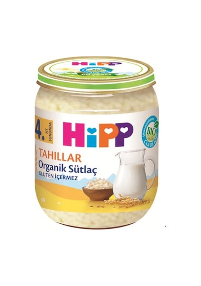 Hipp Organik Sütlaç 4+ Ay Kavanoz Maması 125 G