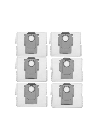 Roborock Qrevo Curv , Q Revo C , Qrevo C Pro Robot Süpürge Toz Torbası 6 Adet Çöp Torbası