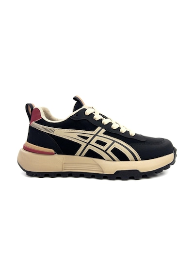 Guja 25k501-2 Erkek Bağcıklı Kalın Taban Sneaker Ayakkabı Siyah