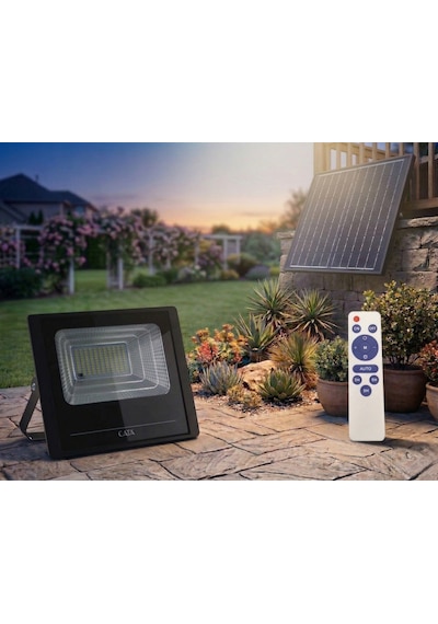 Cata Ct 4648 Kumandalı 120w Solar Led Projektör 6400k Beyaz Işık
