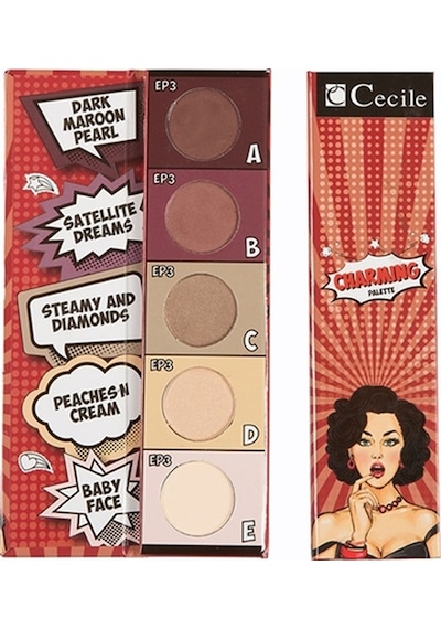 Cecile Eyeshadow Palette Beşli Far Paleti Ep 03