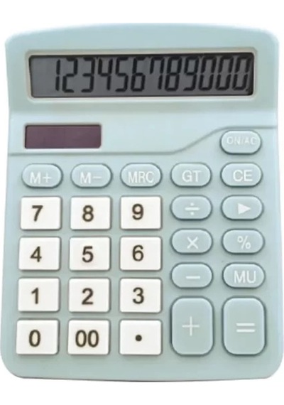 Renkli Hesap Makinesi 12 Haneli Stylish Kr972466 Çok Renkli