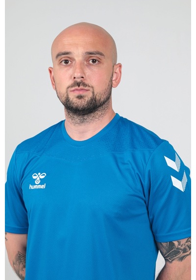 Hummel Oregon Antrenman Tişört Saks Mavi