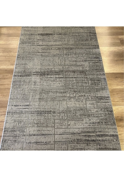 Hoom Rugs Aria 1107 Antrasit Modern Yıkanabilir Halı Antrasit