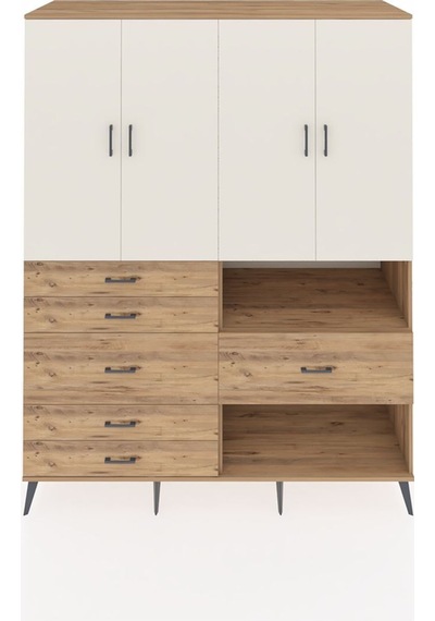 Kronos Gardrop 7 Raflı 6 Çekmeceli 4 Kapaklı 176x59x221 Çam-aytaşı/çam Aytaşı/çam Kronos Gardrop 7 Raflı 6 Çekmeceli 4 Kapaklı 176x59x221 Çam-aytaşı/çam Aytaşı/çam