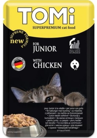 Tomi - 459 - Yavru Kedi Kümes Hayvanlı Pouch - Csmo-tex - Mama 100gr