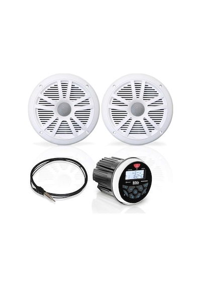 Boss Audio Systems Mckgb350W.6 Usb Aux Girişli Bluetoothlu Hoparlörlü Marin Teyp Seti