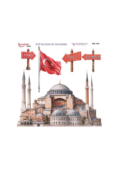 Ütü İle Rub On Transfer Kağıdı 30x30cm Rb-378