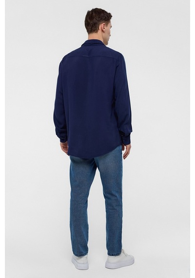 Backandbond Lacivert Regular Fit Uzun Kollu Gömlek Backandbond Lacivert Regular Fit Uzun Kollu Gömlek