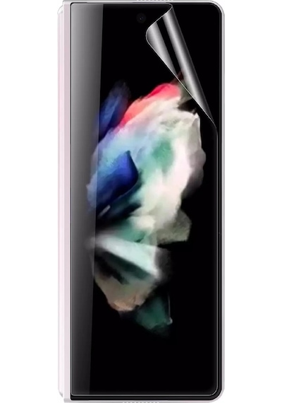 Samsung Galaxy Uyumlu Z Fold 6 Premium Ön+arka Body Şeffaf Ultra Koruyucu Nano Jelatin