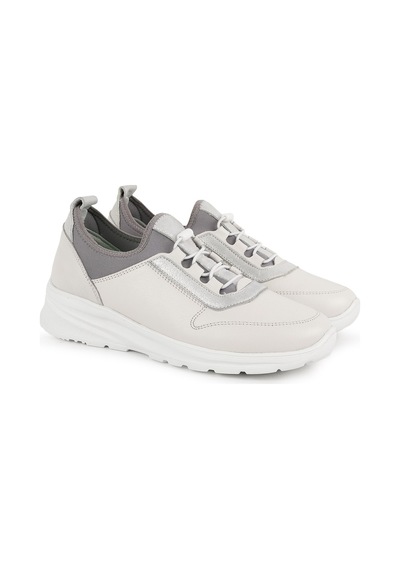 Libero L10.2272 Hakiki Deri Sim Garnili Pratik Lastik Bağcıklı Hafif Eva Taban Ekru Kadın Comfort Sneaker Libero L10.2272 Hakiki Deri Sim Garnili Pratik Lastik Bağcıklı Hafif Eva Taban Ekru Kadın Comfort Sneaker