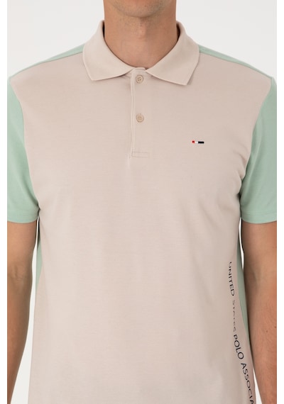 U.S. Polo Assn. Erkek Regular Fit Su Yeşili Polo Yaka Tişört 50306790-VR048