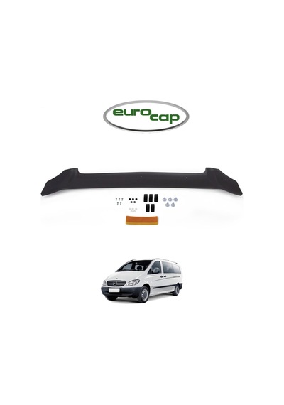 EUROCAP Mercedes Vito W639 Ön Kaput Koruma Rüzgarlığı 3mm Parlak