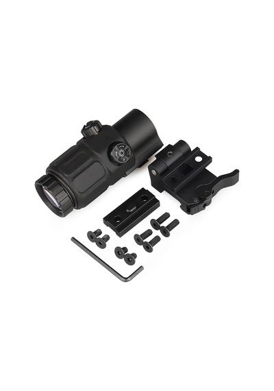 Magnifier 5x Yakınlaştırmalı Dürbün 22mm Ray Uyumlu, Katlanır Yaylı Ayaklı E58c4 Diğer