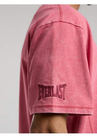 Everlast Ny Street Oversize Açık Kırmızı Erkek Tişört Kırmızı