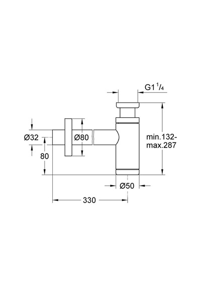 Grohe 28912GN0 1 1/4" Sifon Altın
