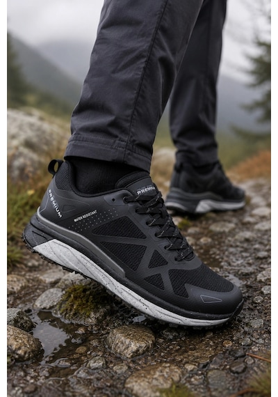 In Step Peakrunner Erkek Siyah Hiking Ayakkabısı Outdoor Trekking Ve Kamp Ayakkabısı- Su İtici Özellikli In Step Peakrunner Erkek Siyah Hiking Ayakkabısı Outdoor Trekking Ve Kamp Ayakkabısı- Su İtici Özellikli