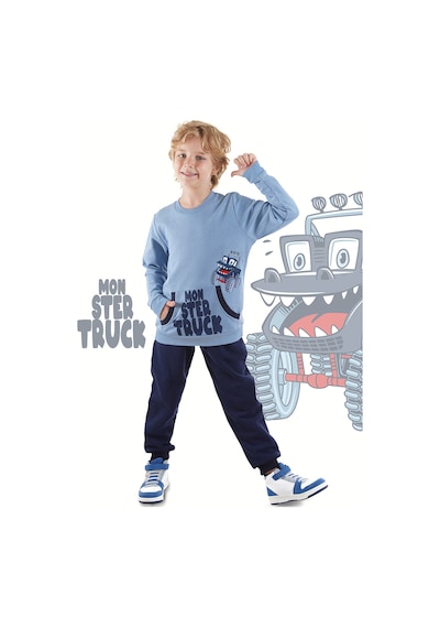 Denokids Monster Truck Erkek Çocuk Eşofman Takım