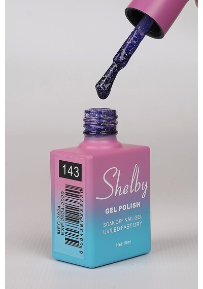 Shelby 10 Ml. A143 Renkli Işıltılı Kalıcı Oje