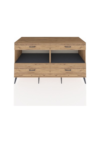 Kronos Konsol 2 Raflı 4 Çekmeceli 176x59x99 Çam-antrasit/çam Çam-antrasit/çam Kronos Konsol 2 Raflı 4 Çekmeceli 176x59x99 Çam-antrasit/çam Çam-antrasit/çam