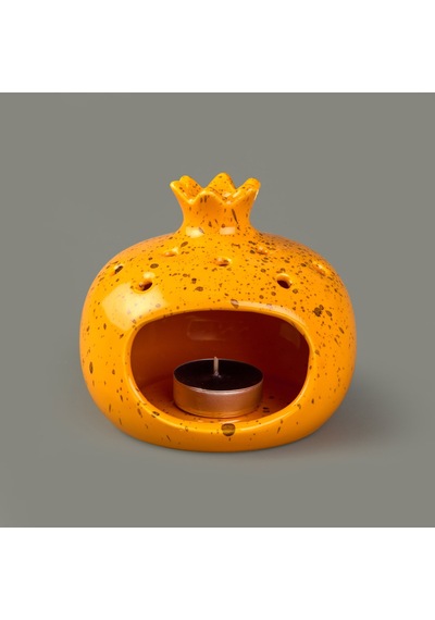 Deco Melograno Buhurdanlık - Turuncu - 10 Cm Çok Renkli 72898532