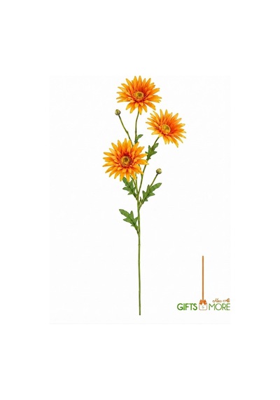 Yapay Turuncu Papatya 60 Cm