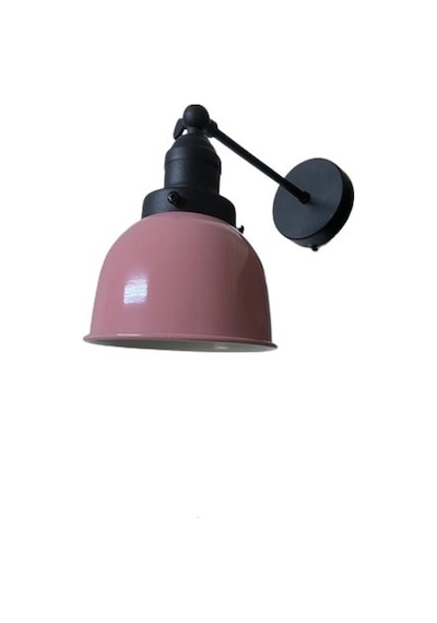 Rsylight Retro Metal Dekoratif Rustik Pembe Mafsallı Duvar Aplik Diğer