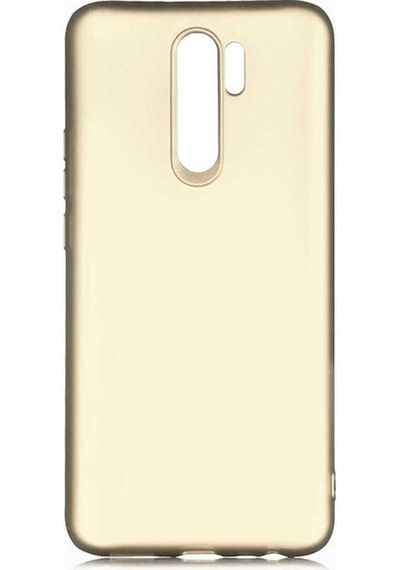Xiaomi Redmi 9 Kılıf Zore Premier Silikon Kapak Gold