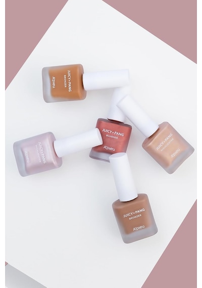Şampanya Tonlu Likit Aydınlatıcı Parlak Görünüm Sunan Apieu Juicy Pang Highlighter Champaigne Gd01 Çok Renkli