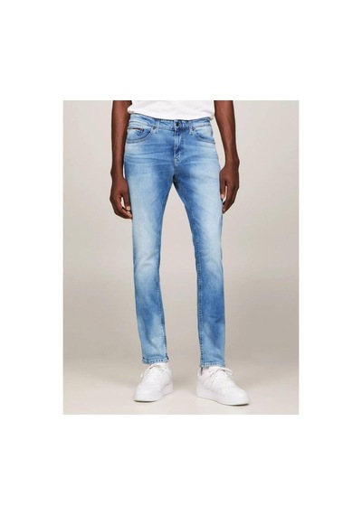 Tommy Hilfiger Scanton Slım Mavi Erkek Slim Fit Kot Pantolon