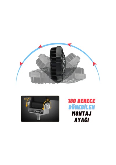 Off Road Kafesli Skull Delici Spot Led Sis Farı Ve Çalışma Lamba