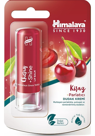 Himalaya Cherry Parlatıcı ve Nemlendirici Dudak Bakım Kremi 4.5 G