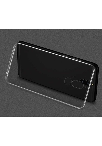 Huawei Mate 10 Lite Kılıf Zore Süper Silikon Kapak-Renksiz