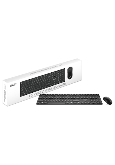 Msı K210 Wıreless Combo Kablosuz Türkçe Klavye Mouse Seti Optik