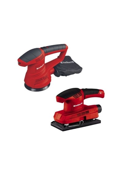 Einhell TC-OS 1520 Elektrikli Titreşimli Zımpara + TC-RS 38 E Eksantrik Zımpara Usta Seti