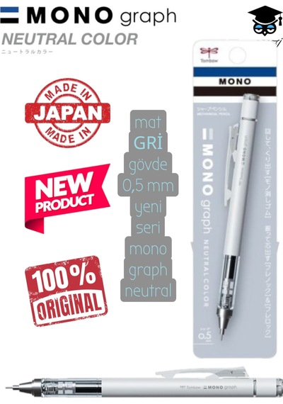Mat Gövde 0,5 Mm Yeni Seri Tombow Mono Graph Neutral Çok Renkli