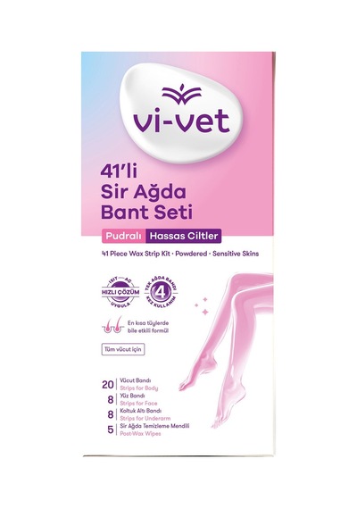 Vi-vet Pudralı Sir Ağda Bant Seti 41'li