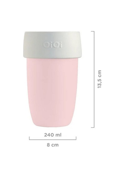 Oioi Akıtmaz Alıştırma Bardağı +6 Ay Pembe