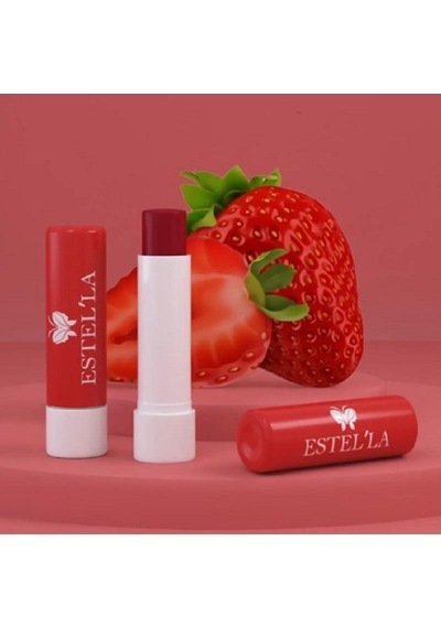 Estel'la Yetişkin Dudak Koruyucu Lip Balm Çilek
