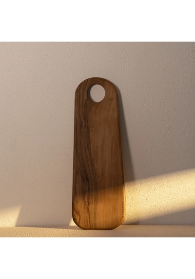 Vivi Ceviz Ahşap Kesme & Sunum Tahtası 60x21,5x1.8 Cm