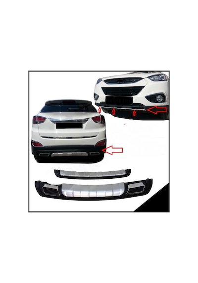 Hyundaı Ix35 2010 Sonrası Ön Arka Difüzör N11.35630
