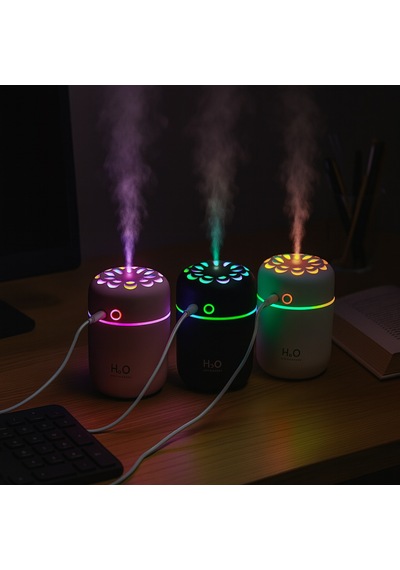 250ml Rgb Işıklı Süper Sessiz Type-c Mini Hava Nemlendirici & Aroma Difüzör