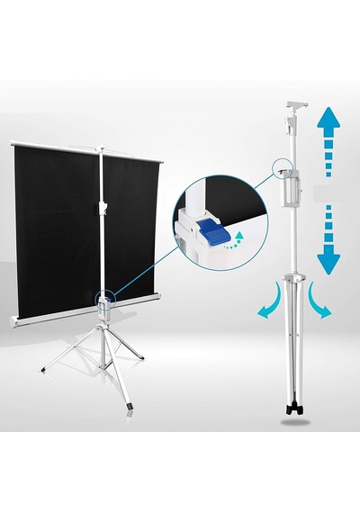 Gamma Screens 150x150 Tripod Projeksiyon Perdesi